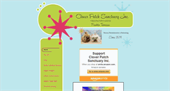 Desktop Screenshot of cloverpatchsanctuary.com
