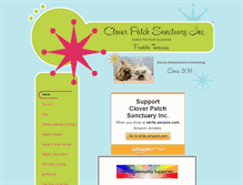Tablet Screenshot of cloverpatchsanctuary.com